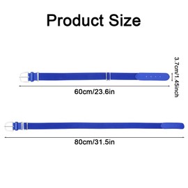 Abeillo Elastic Baseball Belt for Boys, Adjustable Softball/Fastpitch Children's Belt, Unisex Sports Belt, Uniform Belt, Youth Sizes, blue, L