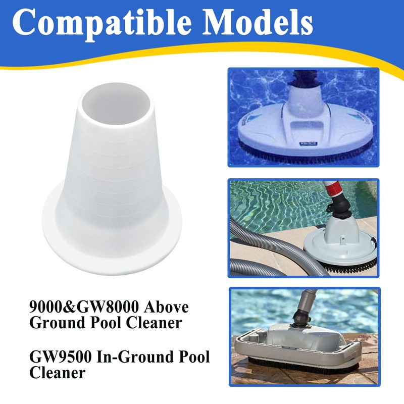 Ebrmeiwo GW9000 GW9015 Cone Reducer, Automatic Pool and Spa Cleaner