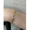 Rosary Bracelet - 14k Gold Vermeil 925 Silver - 4mm