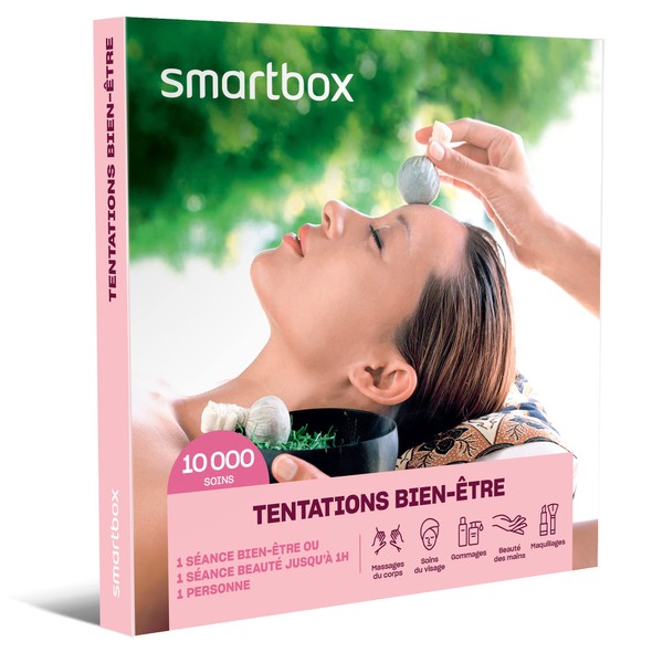 SMARTBOX - coffret cadeau fête des mères - Tentations bien-être - idée cadeau originale - 1 séance bien-être ou beauté pour 1 personne