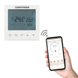 COMPUTHERM E280 programmierbarer digitaler Wi-Fi-Thermostat für Heizkörper- und Fußbodenheizungen mit Bodensensor Unterputz