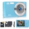 SMARTKLIK Digital Camera for Teens, FHD 4K 44MP with 64GB