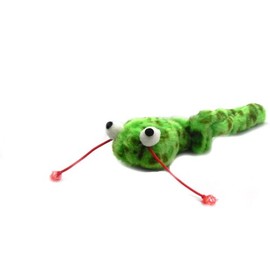 Kats'N Us Wiggle Worm Cat Toy (Green Color)