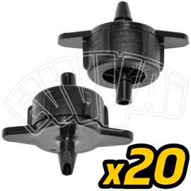 20 Pcs - A Labyrinth 15lt/H for Pipe PN Garden Irrigation