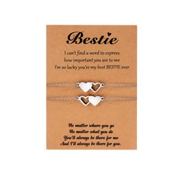 Stocking Stuffers Holiday Outfits for Women 2024 Mother Daughter Bracelets Set Mommy and Me Bracelets Matching Heart Bracelets Birthday Jewelry Gifts for Mom from Daughter