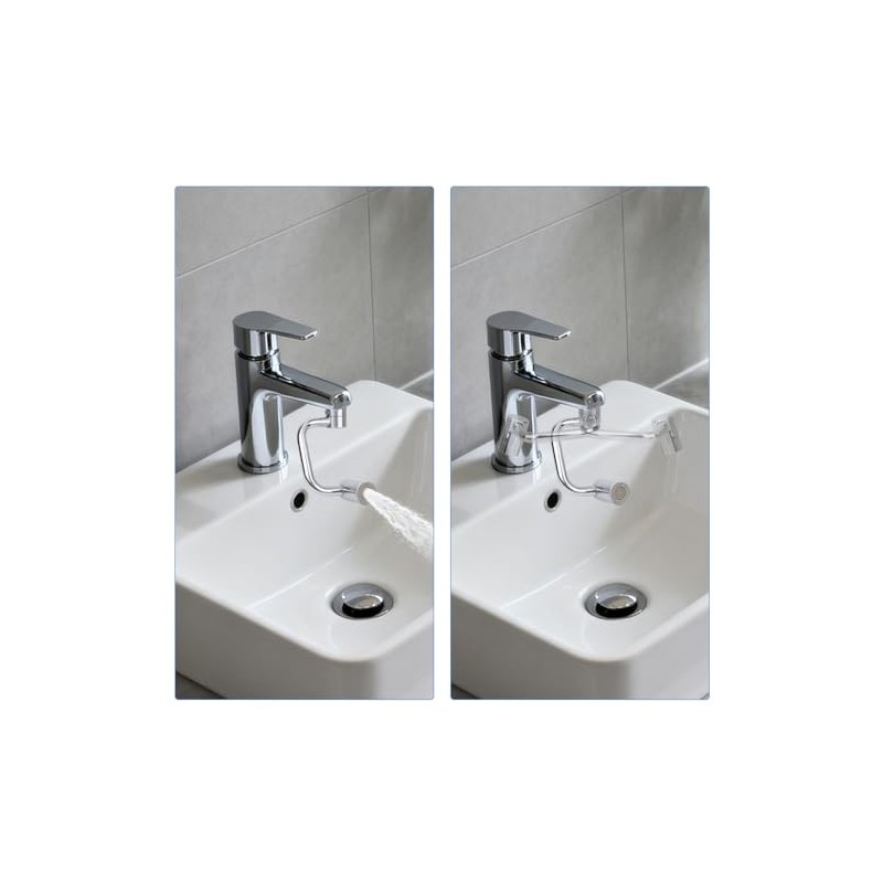 Aireador Grifo Fregadero Giratorio Extensión, Extensor Grifo Universal Giratorio en