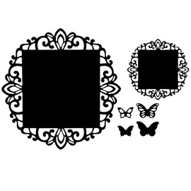 Ideen mit Herz Embossing & Cutting Dies | Doilies & Butterflies / Design 1 | Pack of 6