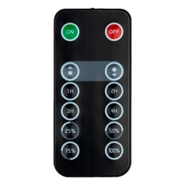 Newhouse Lighting RS-NA-265W Wireless Outdoor LED String Light Dimmer Control Outlet | 265 Max Watts | 100ft Remote Range | ETL Listed, Black