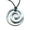 Spiral Pendant, Koru Spiral Necklace, Representing New Beginnings and Growth,