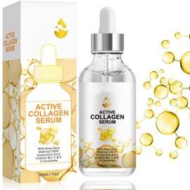 IZBEAUVO Collagen Serum,Vitamin C Serum For Face,Deep Wrinkle Filler For Women & Men,Boosts Collagen,Repairs,Moisturizing,Firming Face Cream,Skincare,With Hyaluronic Acid,Niacinamide,30ml