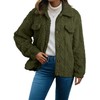 Dokotoo Ladies Winter Jackets Button Down Fuzzy 2025 Long Sleeves Side Pockets Outfits Loose Fit Coats Baggy Warm Fall Clothes,Army Green Small