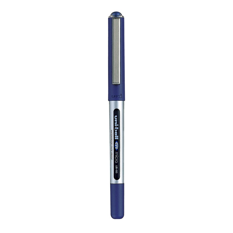 uni-ball Eye Micro UB-150 Fine Rollerball Pen - Blue, Pack