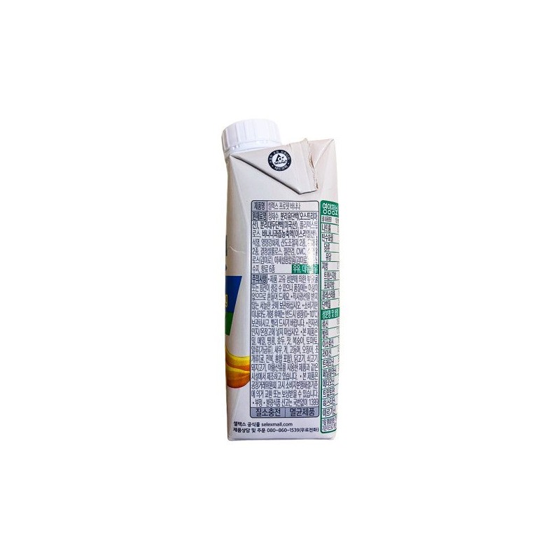 Selex 셀렉스 프로핏 바나나 250ml 4개 Celex Profit Banana 250ml