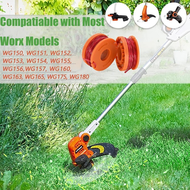 Pack of 4 Strimmer Spool, Strimmer Spool Line Strimmer Wire