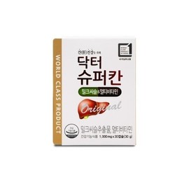 에이치엘사이언스 닥터슈퍼칸 밀크시슬 멀티비타민 1000mg x 30캡슐 1박스 HL Science Dr. Super Can Milk Thistle Multivitamin 1000mg x 30 Capsules 1 Box