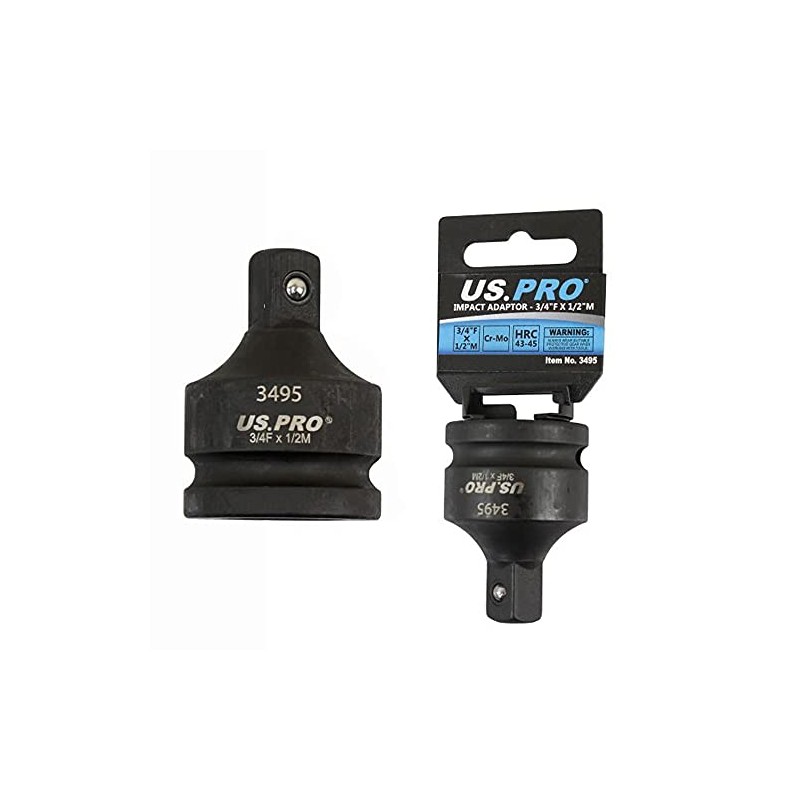 Impact Socket Adaptor Reducer 3/4 Inch F to 1/2 Inch