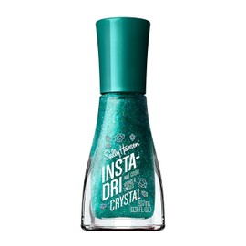 Sally Hansen Insta-Dri Crystal, Jade Jewel, Quick Dry, Long Lasting, Opaque, Metallic Blue Nail Polish