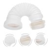 Operitacx Toilet Offset Seal Hose PVC Pipe Flexible and Sturdy