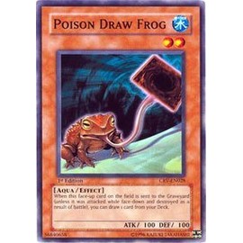 Yu-Gi-Oh! - Poison Draw Frog (CRV-EN028) - Cybernetic Revolution - 1st Edition - Common
