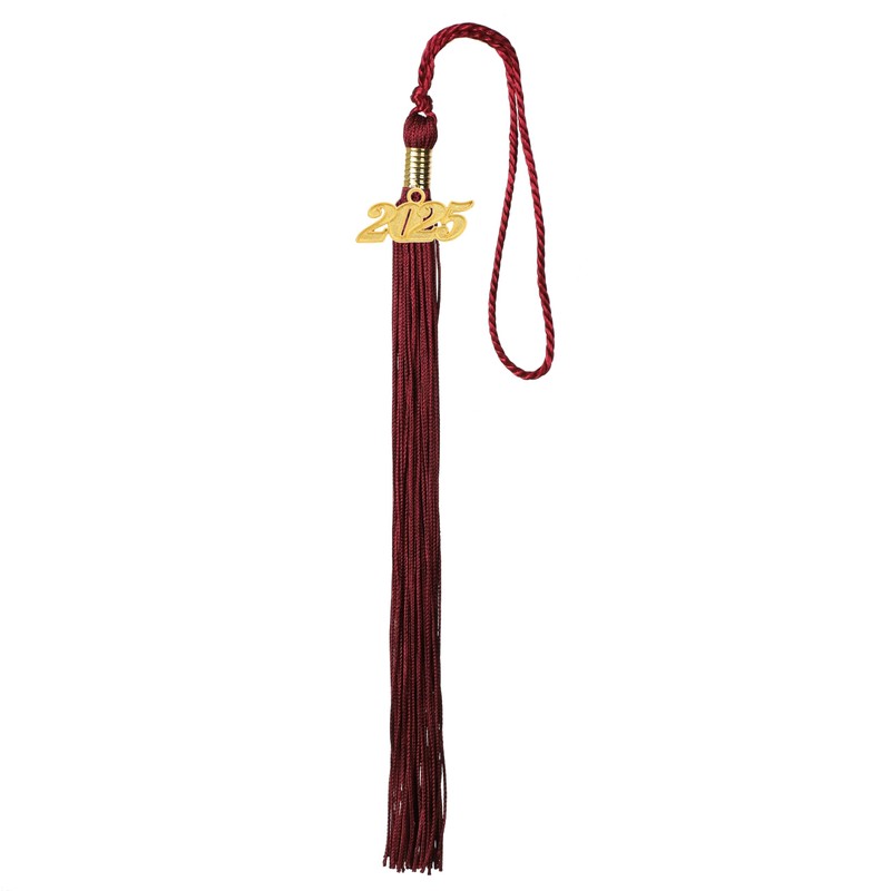 Newrara Graduation Unisex Matte Adult Graduation Cap with Tassel, Maroon,