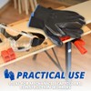 Dunnet Tools Large 10.5" Black Coated Work Gloves - Lightweight
