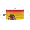 Popfunk Spain Flag 1-Ply Reusable Face Mask Covering, Unisex