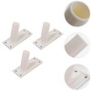 IWOWHERO Pack of 3 Metal Flagpole Base, Adjustable Base, Flagpole