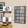 Wooden cassette tape storage Rack,Hold up to 115 cassette tapes,Wall