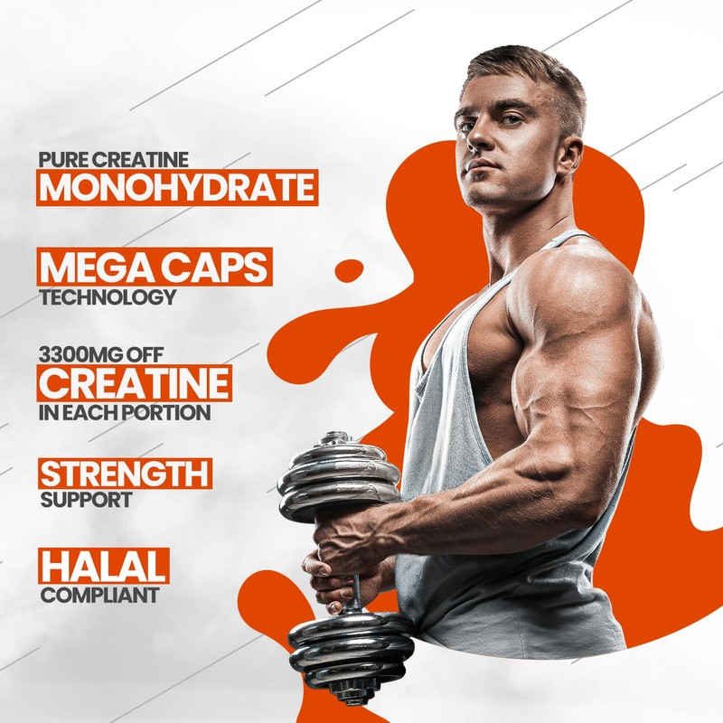 Olimp Creatine 1250 Mega Capsules - Pack of 400 Capsules