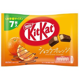 Nestle Japan Kit Kat Mini Chocolat Orange, 7 Sheets x 6 Bags