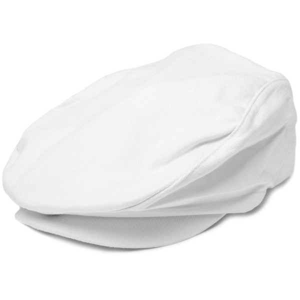 styleBREAKER Men's Cap PlainFlat Cap White white One Size -