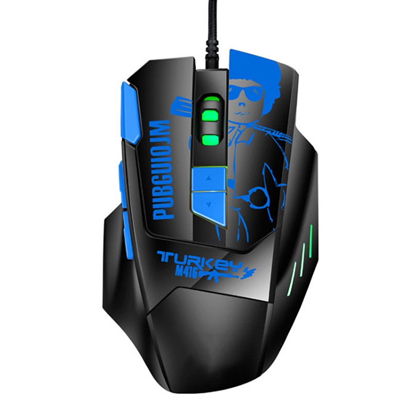 Wired Mouse 8 Keys for ESports Gaming RGB Backlight Cool
