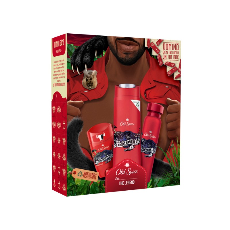 Old Spice Night Panther Wild Explorer Gift Set for Men