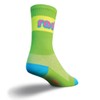 SockGuy, Men's Crew Cuff Socks - Large/X-Large, Rad