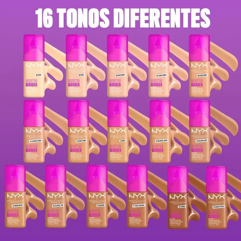 Base De Maquillaje Make Em Wonder 30ML Nyx