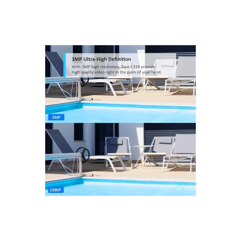 Tapo Tapo TC65 2K Security Camera Outdoor Wireless & Wired,