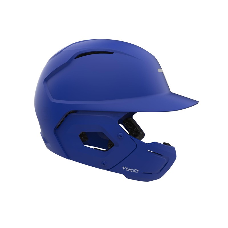 TUCCI Potenza Batting Helmet with Jaw Flap, XS/S, Matte True