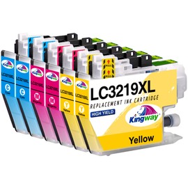 KINGWAY LC3219XL Cartridges Compatible with Brother LC3219XL LC3217 LC3219 XL Printer Cartridges for Brother MFC-J5330DW Cartridges for MFC-J5335DW MFC-J5730DW MFC-J6930DW MFC-J6530DW MFC-J6930DW