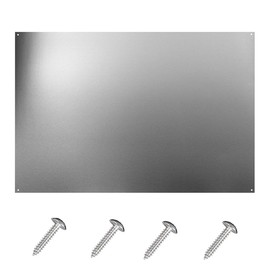 zsttion Stainless Steel Backsplash ，24 x 30Inch Range Hood Stove Backsplash for Kitchen Wall，Stainless Steel Sheet Four Pre Drilled Holes for Easy Installation (1)