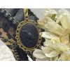 Fancy Fox Boutique Black Crow Raven Gothic Steampunk Cameo Necklace