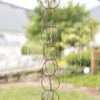 Topyond Rain Chains for Gutters, Metal Rain Chain, Drainage Function,