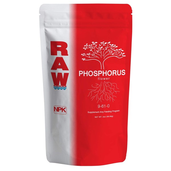 RAW- Phosphorus Plant Nutrient for Fruiting and Flowering/ Increase Fruit Flower Yield/ Plant Feeding Supplement/ for Horticulture Purposes Indoor /Outdoor Use- 2 oz