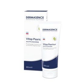 DERMASENCE Vitop Psoricur Acute Care Cream 100 ml - For Flaky, Dry, Itchy to Psoriasis