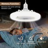 HOXIYA Plug in Ceiling Fan With Light with 19.68ft Long