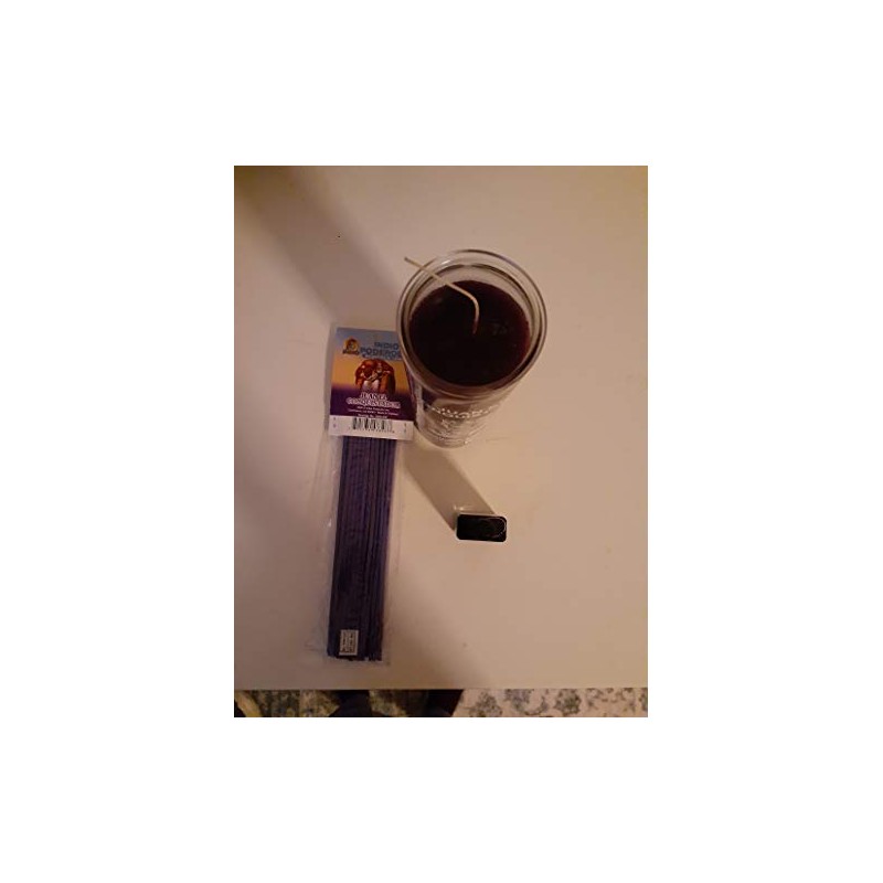 High John The Conqueror 7 Day Unscented Purple Candle in