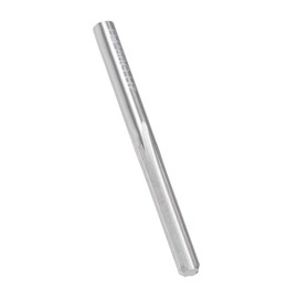 sourcing map 4mm Chucking Reamer, Tungsten Carbide Lathe Machine Reamer H7 4 Straight Flutes, Round Shank Milling Cutting Tool, for Stainless Steel Alloy Copper Metal