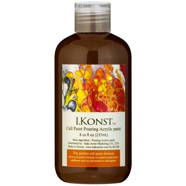 I.Konst Acrylic Cell Pouring Paint (8oz) - Walnut No need
