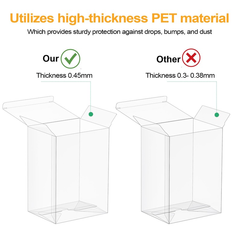 20 Pack Pop Protector Cases for 4" Funko Pop Vinyl