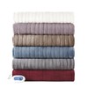 Beautyrest Plush Electric Blanket Throw for Cold Weather Multi-Level Heat