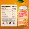 Calcium Magnesium Zinc Gummies with D3 &B6 &K2,1000mg Calcium Gummies